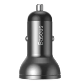 Baseus Φορτιστής Αυτοκινήτου 2xUSB 4.8A 24W (Μαύρο)