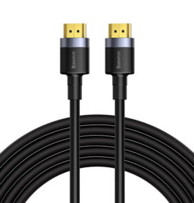 Baseus Καλώδιο 4KHDMI Male σε 4KHDMI Male Cafule 5m (Μαύρο)