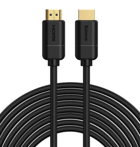 Baseus Καλώδιο 2xHDMI 2.0 4K 60Hz, 3D, HDR, 18Gbps, 8m (Μαύρο)
