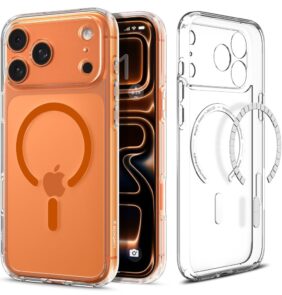 SPIGEN ULTRA HYBRID MAG MAGSAFE IPHONE 17 PRO CLEAR/ORANGE