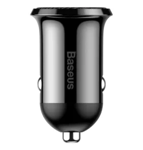 Baseus Φορτιστής Αυτοκινήτου Grain Pro 2xUSB 4.8A (Μαύρο)