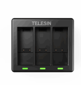 3-slot charger Telesin for GoPro Hero 12 / Hero 11 / Hero 10 / Hero 9