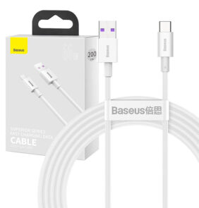 Baseus Καλώδιο USB σε USB-C Superior Series, 66W, 2m (Λευκό)