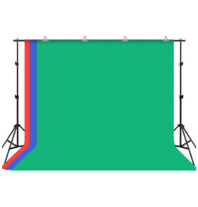 Photo studio background support Puluz 2x3m + Backdrops 3 pcs PKT5205