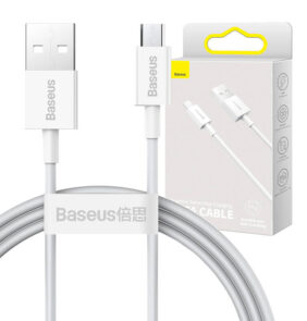 Baseus Καλώδιο USB σε MicroUSB Superior Series, 2A, 1m (Λευκό)