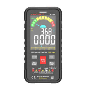Habotest Ψηφιακό Πολύμετρο Γενικής Χρήσης HT116 True RMS , NCV (Μαύρο)