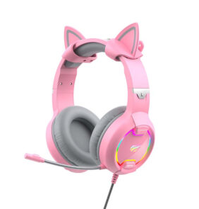 Gaming headphones Havit GAMENOTE H2233d  RGB (pink)