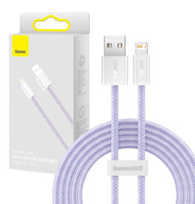 Baseus Καλώδιο USB σε Lightning Dynamic Series, 2.4A, 2m (Μοβ)
