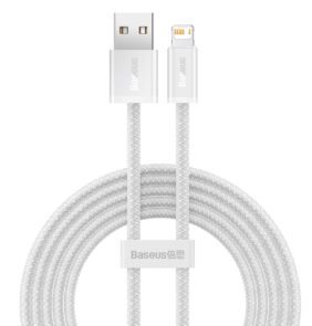 Baseus Καλώδιο USB σε Lightning Dynamic Series, 2.4A, 2m (Λευκό)