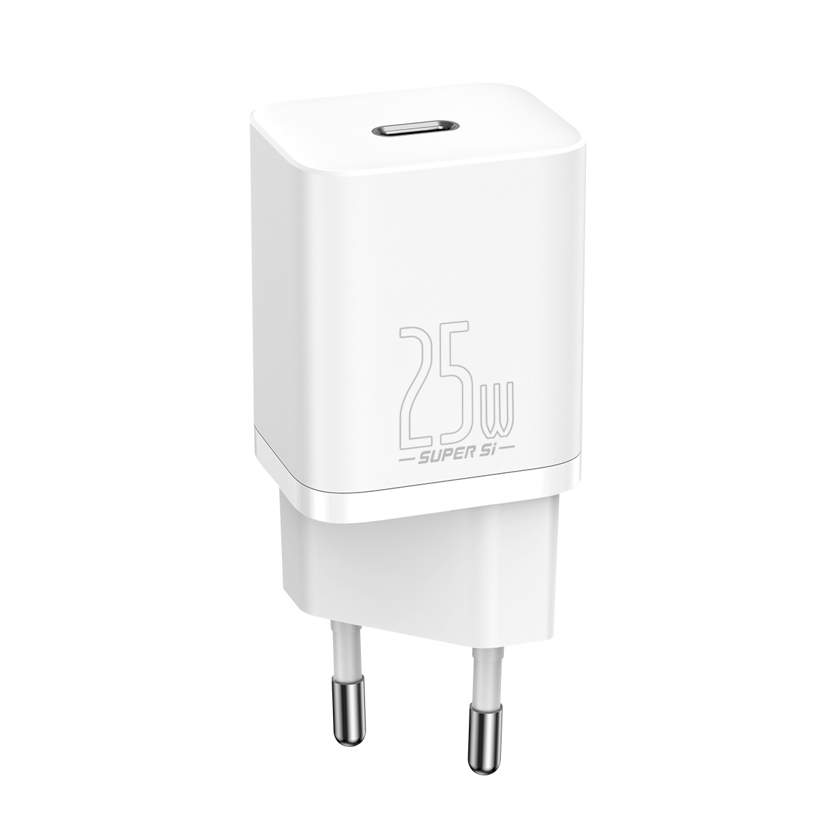 Baseus Γρήγορος Φορτιστής Super Si 1C 25W (Λευκό)