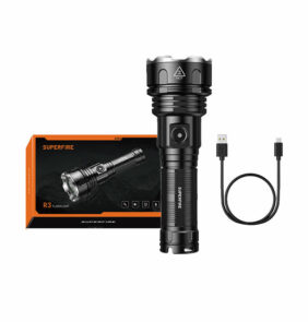 Φακός Superfire R3 P90 – 2000 lm, USB, 36W, 5 λειτουργίες, 350 μ.