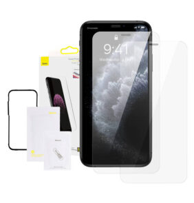 Baseus Προστατευτικό Οθόνης Tempered Glass 0.3mm Full Face για iPhone XS Max/11 Pro Max 6.5'' (2τμχ) (Διαφανές)