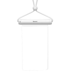 Baseus Αδιάβροχη Θήκη για Smartphone Cylinder Slide-Cover (Λευκό)