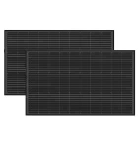 Photovoltaic panel set 2x EcoFlow 100W (rigid structure)