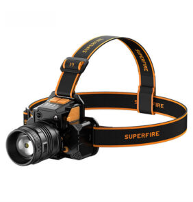 Φακός κεφαλής Superfire HL58 – 350 lm, USB, 3 λειτουργίες, 200 μ.