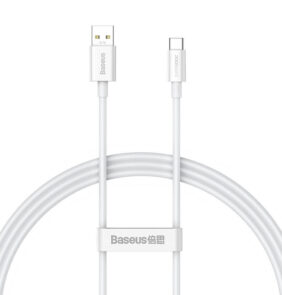 Baseus Καλώδιο USB σε USB-C Superior Series, 65W, PD, 1m (Λευκό)