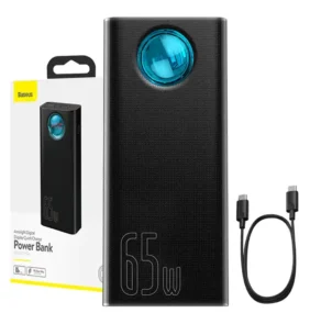 Baseus Powerbank Amblight 30000mAh 4xUSB USB-C 65W (Μαύρο)