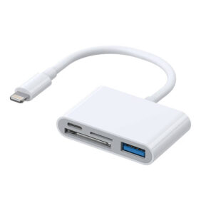 Joyroom Card Reader S-H142 Lightning σε USB OTG για SD, microSD 4σε1 (Λευκό)