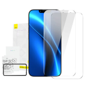 Baseus Προστατευτικό Οθόνης Crystal Tempered Glass 0.3mm για iPhone 14 Plus/13 Pro Max (2τμχ) (Διαφανές)
