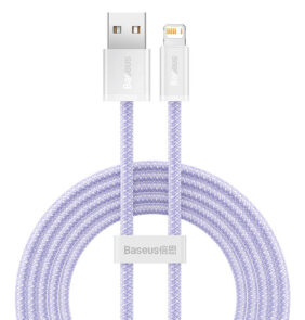 Baseus Καλώδιο USB σε Lightning Dynamic 2 Series, 2.4A, 2m (Λιλά)