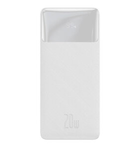 Baseus Powerbank Bipow 10000mAh, 2xUSB, USB-C, 20W (Λευκό)