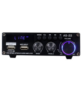 Blitzwolf Ενισχυτής Ήχου AS-22, 45W, Bluetooth 5.0, USB με Τηλεχειριστήριο (Μαύρο)