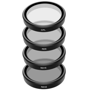 TELESIN Filter set CPL/ND8/ND16/ND32 for DJI Action 3 / 4 / 5