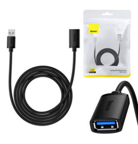 Baseus Καλώδιο Επέκτασης USB 3.0 AirJoy Series (Αρσενικό σε Θηλυκό) 2m (Μαύρο)