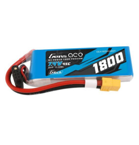 GensAce G-Tech LiPo 1800mAh 7.4V 45C 2S1P XT60 Battery
