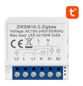 Smart Switch Module ZigBee Avatto ZWSM16-W2 TUYA