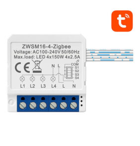 Smart Switch Module ZigBee Avatto ZWSM16-W4 TUYA