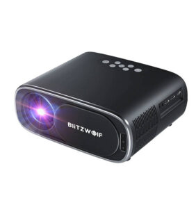 BlitzWolf Projector BW-V4 ,1080p LED, Wi-Fi με Bluetooth και Ενσωματωμένα Ηχεία (Μαύρο)