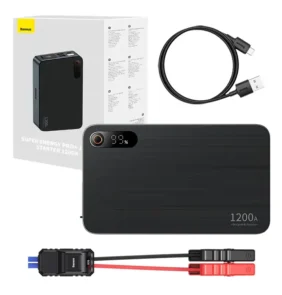 Baseus Εκκινητής Μπαταρίας Αυτοκινήτου Black Super Energy Pro+ 1200A (Μαύρο)