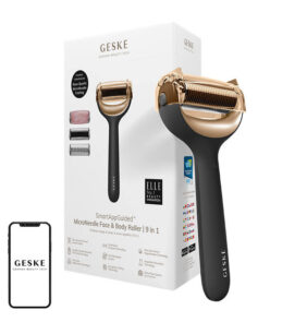 Micro Needle Face&Body Roller 9in1 Geske with APP (gray)