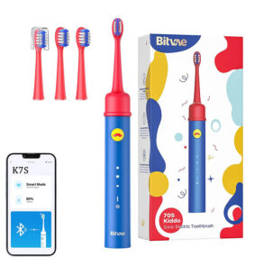 Sonic toothbrush with app for kids, tips set  Bitvae BVK7S (blue)