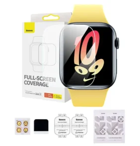 Baseus Προστατευτική Μεμβράνη NanoCrystal για Apple Watch 7/8 41mm (Διαφανές)