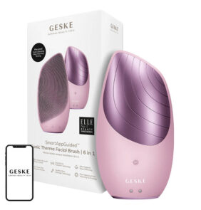 Sonic Thermo Facial Brush 6 in 1 Geske with APP (pink)