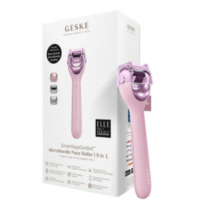 Micro Needle Face Roller 9in1 Geske with APP (pink)