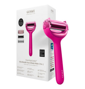 MicroNeedle Face&Body Roller 9in1 Geske with APP (magenta)