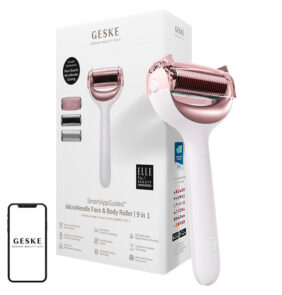Micro Needle Face&Body Roller 9in1 Geske with APP (starlight)