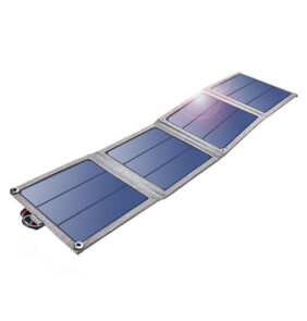 Foldable solar charger Choetech SC004 14W, 1xUSB (grey)