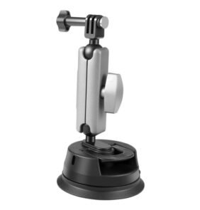 Car Suction Cup Arm Mount PULUZ  with Mount Adapter & Long Screw for sports cameras (including Osmo Action 3, Insta360 X3)