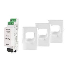 Shelly PRO 3EM 400A 2-Phase Energy Meter, WiFi/Bluetooth