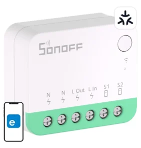 Sonoff Έξυπνος Ενδιάμεσος Διακόπτης WiFi MINIR4M (HomeKit, SmartThings, Home Assistant) (Λευκό)