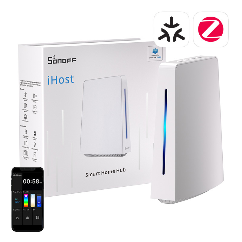 SONOFF iHost Hub AIBridge WiFi, ZigBee, Bluetooth, Matter, 2GB, LAN (Λευκό)