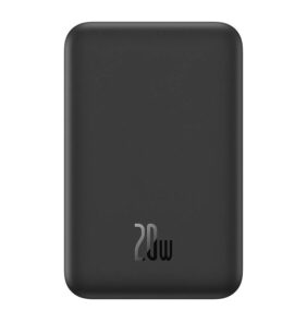 Baseus Powerbank Magnetic Mini 5000mAh, USB-C 20W (Μαύρο)