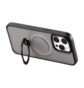 Magnetic protective phone case Joyroom JR-BP004 for iPhone 15 Pro Max (black)