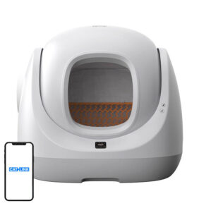 Catlink Έξυπνη Αυτοκαθαριζόμενη Αμμοδόχος BayMax Lite (Ανοιχτό Γκρι)