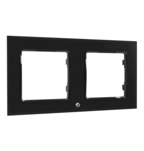 Shelly Switch Frame Double (Black)