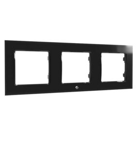 Shellly Switch Frame Triple (Black)